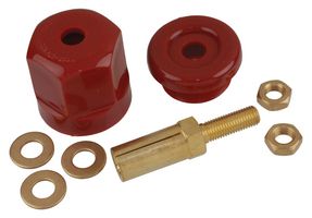 RS100GR. - TEST RECEPTACLE, SKT-RECEPTACLE, 100A, WW, RED - SUPERIOR ELECTRIC