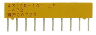 4310R-101-104LF. - RESISTOR, BUSSED RESISTOR NETWORK 9, 100KOHM, 2%, SIP - BOURNS