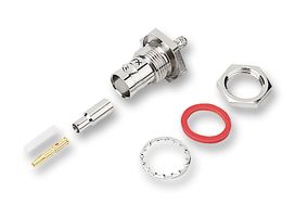 B6421E1-ND3G-5-50 - RF / Coaxial Connector, BNC Coaxial, Straight Bulkhead Jack, Crimp, 50 ohm, RG174, RG188A, RG316 - AMPHENOL RF