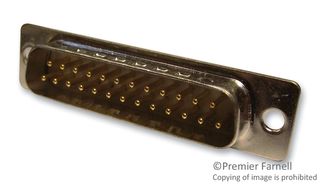 FDB-25PTI2/1-LF - D Sub Connector, Filtered, Plug, Cinch - FD, 25 Contacts, DB, IDC / IDT - CINCH CONNECTIVITY SOLUTIONS