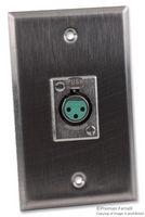 J3FS - CONNECTOR, XLR, JACK, 3 POSITION - SWITCHCRAFT/CONXALL