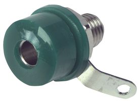 SPC15182 - BANANA JACK, SOLDER LUG, GREEN - TENMA