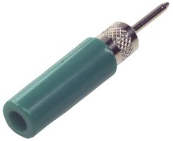 SPC19847 - TIP PLUG, SOLDERLESS, GREEN - MULTICOMP