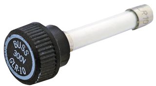 GLR-10 - FUSE, 10A, 300V, FAST ACTING - EATON ELECTRONICS