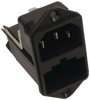 4303.0001 - POWER ENTRY MODULE, PLUG, 15A - SCHURTER