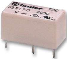 32.21.7.012.2000 - General Purpose Relay, 32 Series, Power, SPDT, 12 VDC, 6 A - FINDER