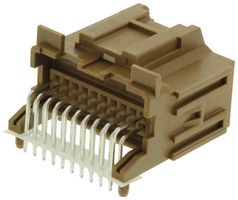 34691-0202 - Automotive Connector, Pol C, Stac64 34691 Series, Right Angle Plug, 20 Contacts, PCB Pin - MOLEX