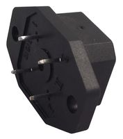 G4A5M - Rectangular Power Connector, with Flange, 4 Contacts, PCB Mount, Solder, Plug - HIRSCHMANN