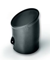 411-52480 - Heat Shrink Boot, Helashrink 1100, Right Angle, 0.944 ", 24 mm, Black, 1.02 ", 26 mm - HELLERMANNTYTON