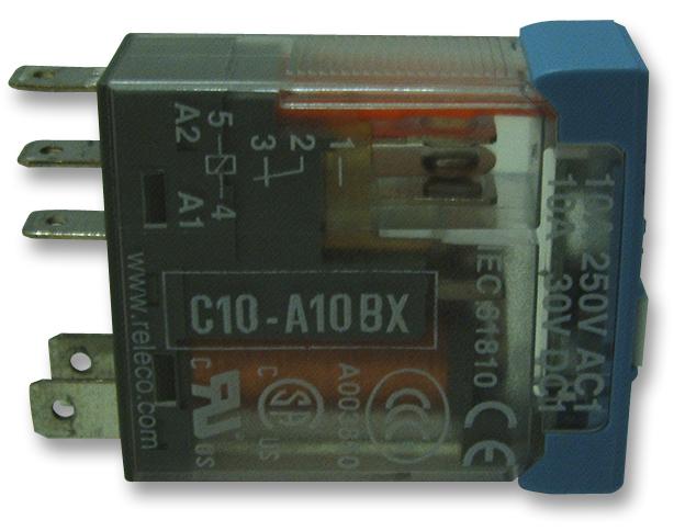 C10A10X24D RELAY, SPDT, 400VAC, 30VDC, 10A RELECO