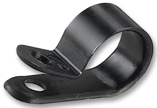 CCH19-S10-C0 P CLIP, FIXED DIAMETER, BLACK, PK100 PANDUIT