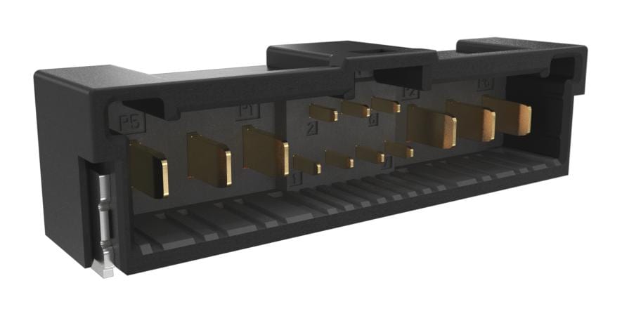 AMPHENOL ICC Plug & Socket 10162688-207206CLF CONNECTOR, R/A HEADER, 7S+6P, PCB AMPHENOL ICC 3879257 10162688-207206CLF