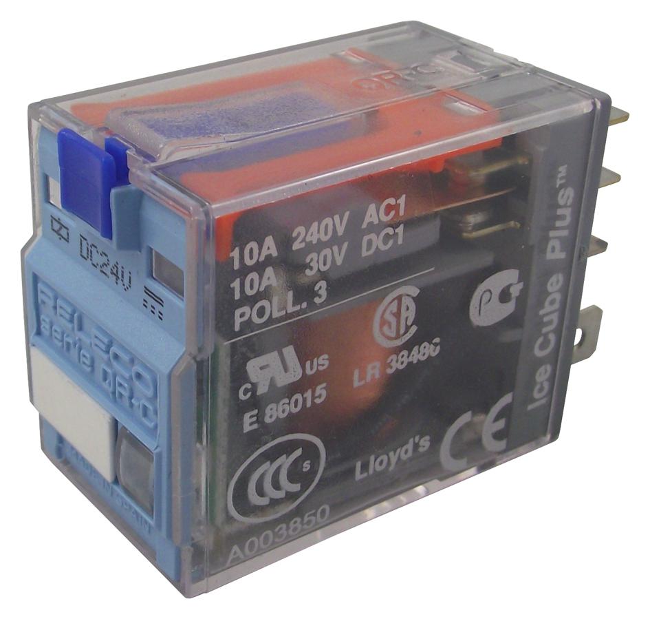 C7-A20X24D RELAY, DPDT, 250VAC, 30VDC, 10A RELECO