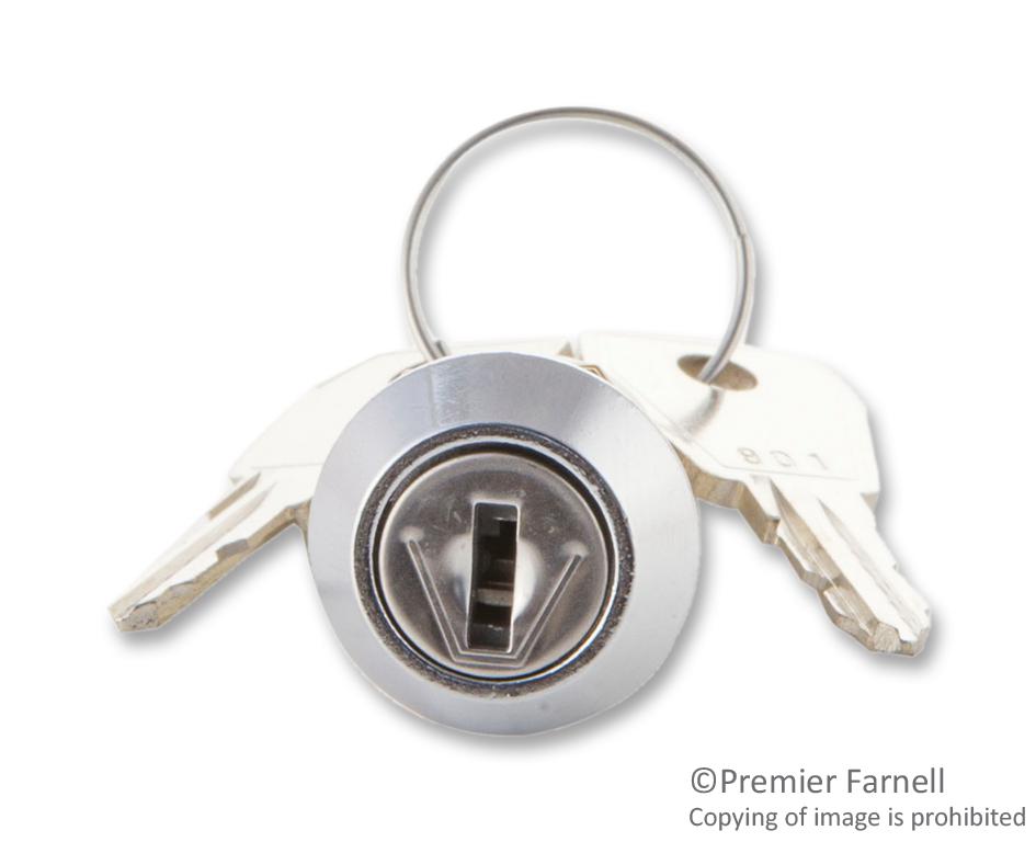 SRL-5-F-S-2 KEY SWITCH, SP3T, 1A, 115VAC, SOLDER LORLIN