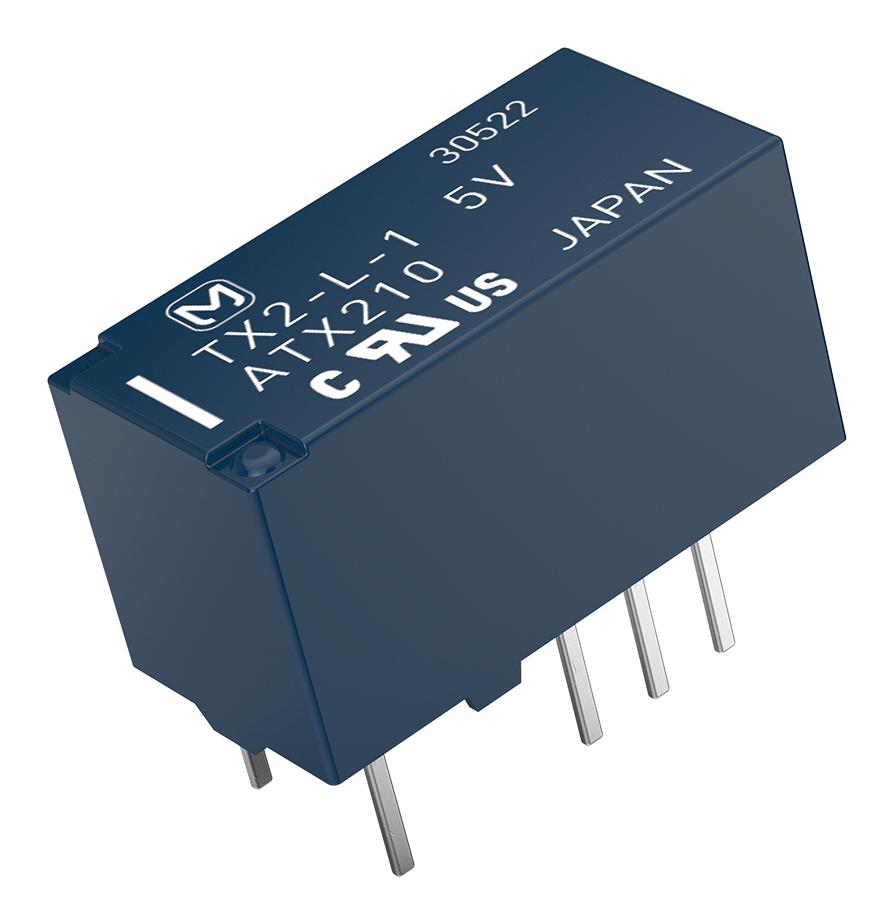 TXS2-12V RELAY, SIGNAL, DPDT, 30VDC, 1A PANASONIC