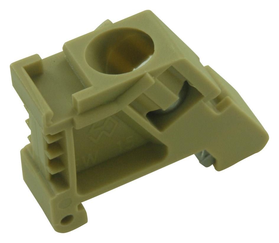 038286 EW15 END BRACKET, RAIL MOUNT, POLYAMIDE 66 WEIDMULLER