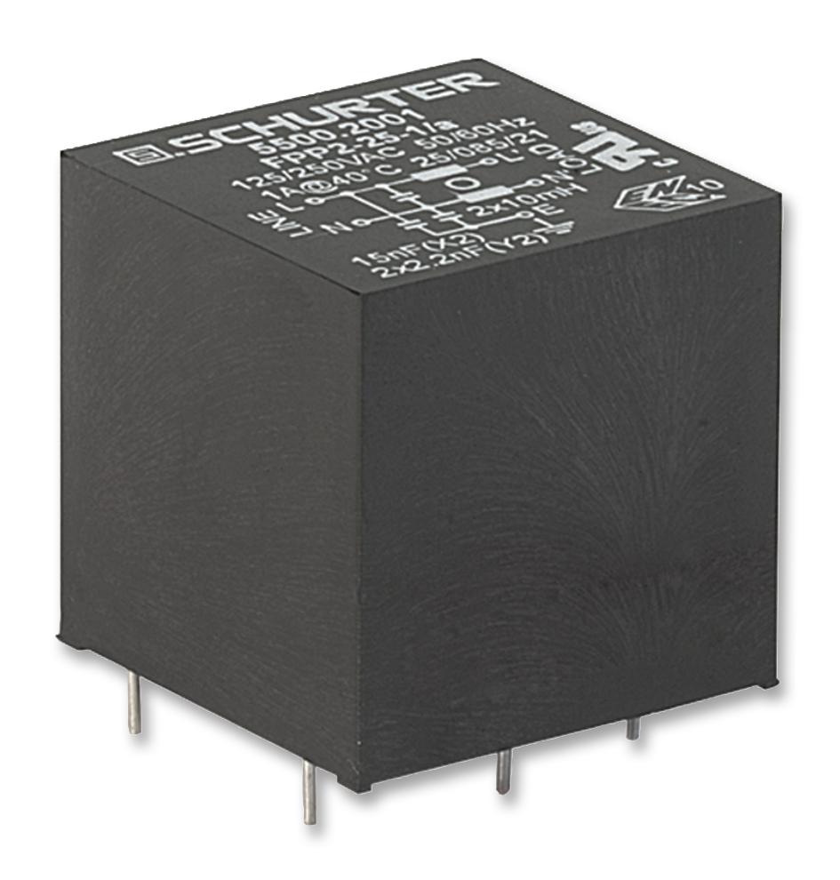5500.2001 FILTER, 1A, 250V, PCB MOUNT SCHURTER