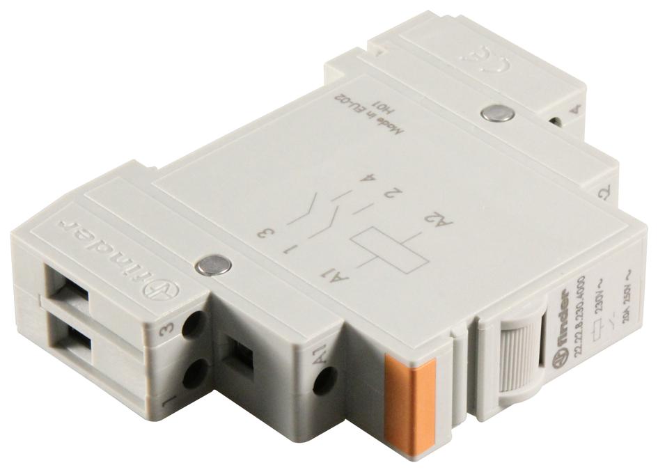 22.22.8.230.4000 RELAY, DPST-NO, 250VAC, 20A FINDER