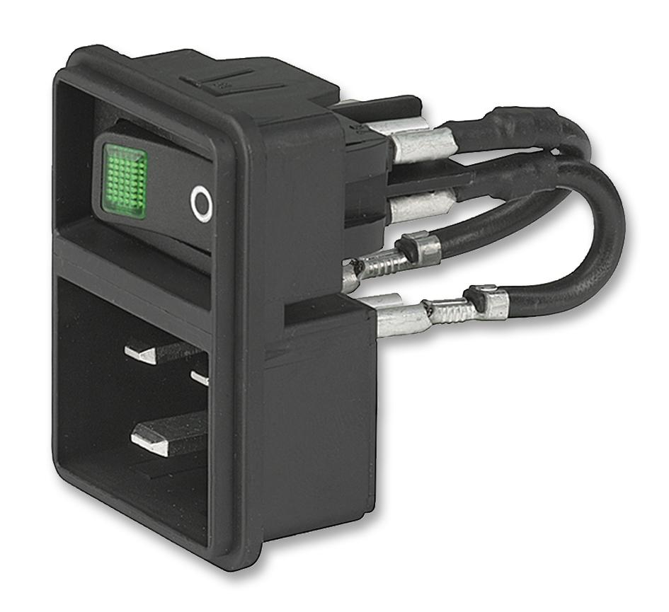 EC11.0021.001 INLET MODULE, IEC, 16/20A, SCREW SCHURTER