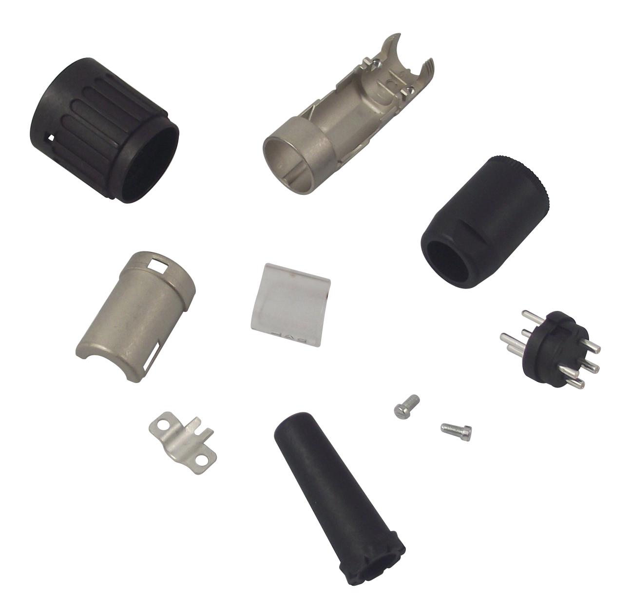 T 3324 501.. PLUG, FREE, 4WAY AMPHENOL SINE/TUCHEL