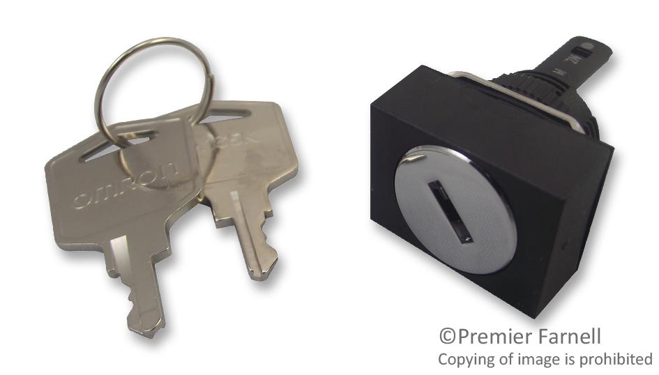 A165K-J2ML KEYSWITCH BODY, 18X24MM OMRON