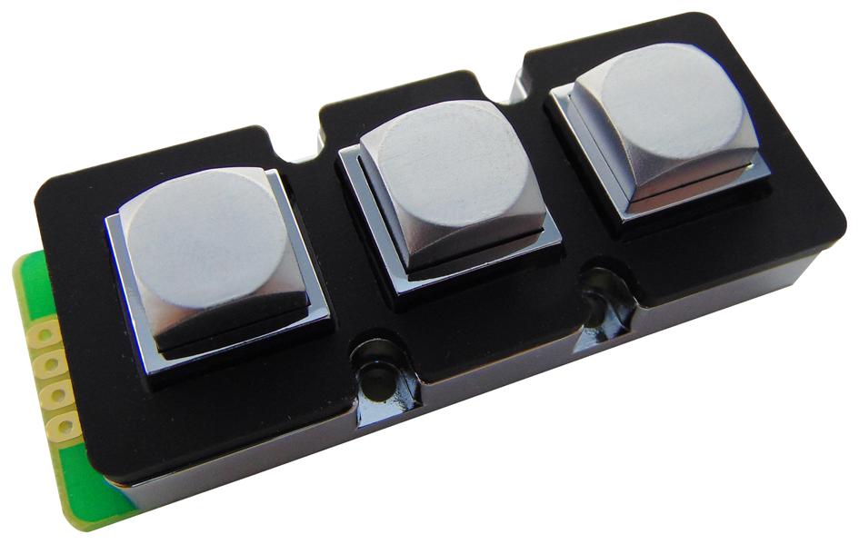 MCAK103BSSSWPMM KEYPAD, METAL, IP67, 1X3 MULTICOMP