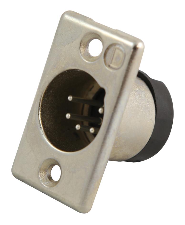 703-0500 PLUG, XLR, PANEL, 5POLE DELTRON COMPONENTS