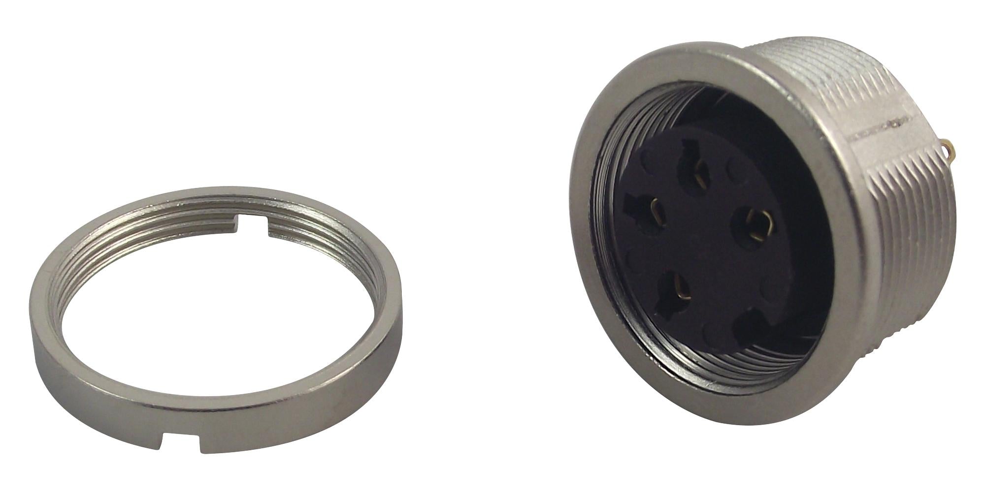 0304 04 SOCKET, PANEL MOUNT, 4WAY LUMBERG