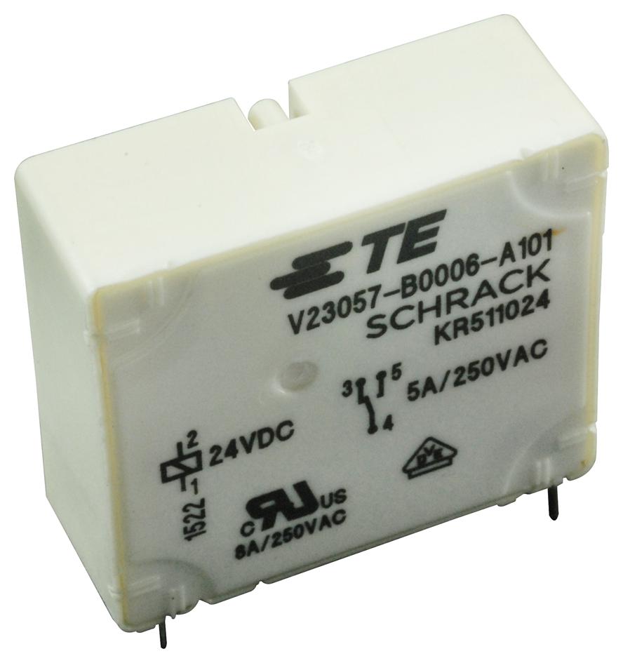 V23057-B0006-A101 RELAY, SPDT, 250VAC, 5A TE CONNECTIVITY