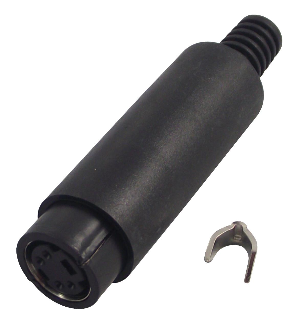 MJ-372/4 SOCKET, MINI-DIN, FREE, 4WAY LUMBERG