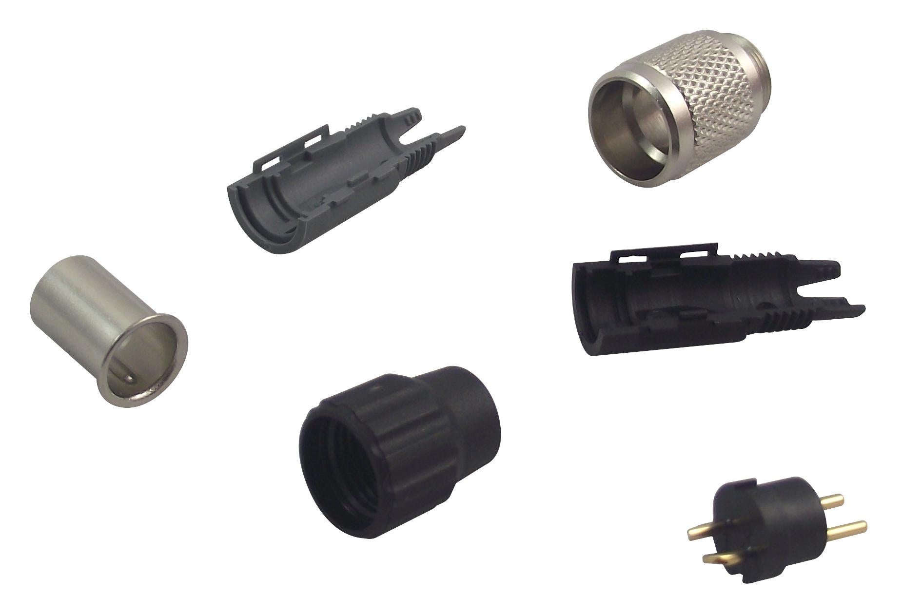 99 0071 100 02 CIRCULAR CONNECTOR, PLUG, 2 WAY, CABLE BINDER