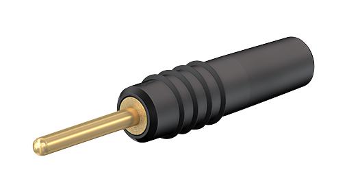 22.2070-21 22.1007 PLUG, 1MM, BLACK STAUBLI