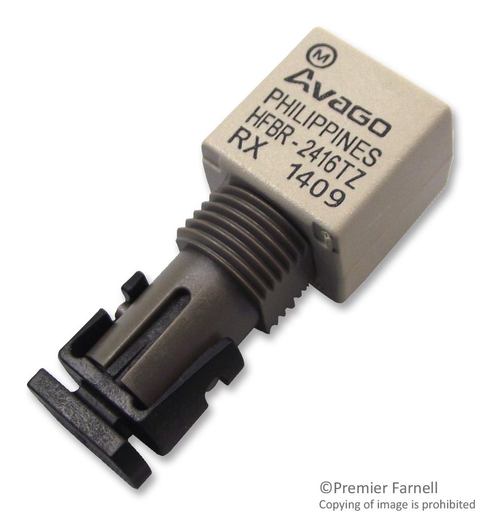 HFBR-2416TZ FIBRE OPTIC, RECEIVER, 160MBD, ST BROADCOM