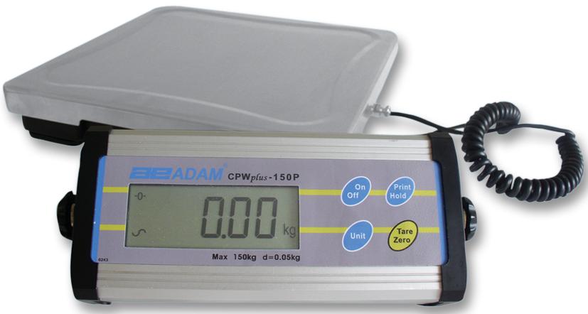 CPWPLUS 150 WEIGHING SCALE, PARCEL ADAM EQUIPMENT
