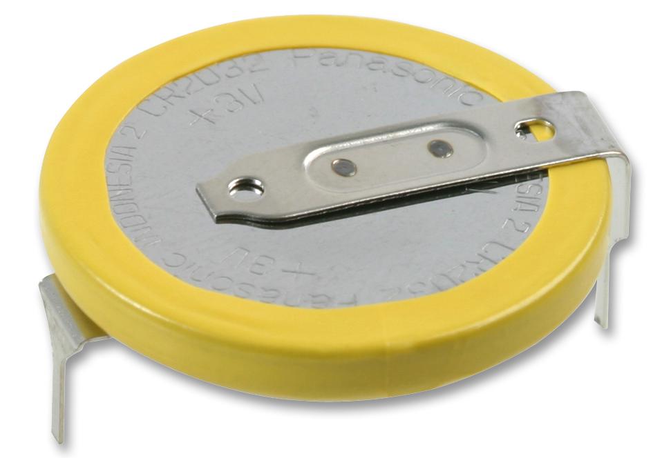 CR-2032/HFN BATTERY, LITHIUM, 2PIN HORIZ CR2032 PANASONIC