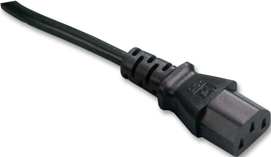 JA-501 + ( H05VV-F 0.75MM 3G 2.5M) POWER CORD, IEC TO BARE END, 2.5M, 10A MULTICOMP PRO