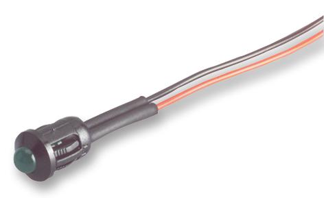T000015 LED INDICATOR, PANEL MNT, 8MM, GREEN CML INNOVATIVE TECHNOLOGIES