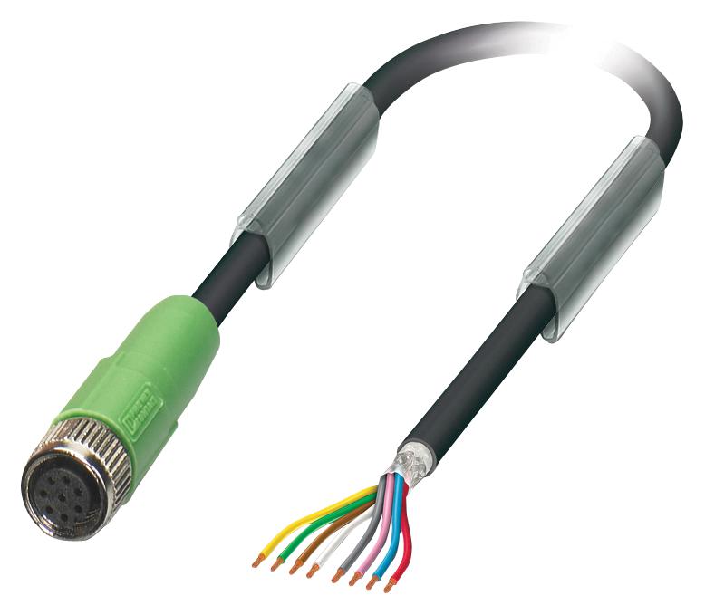 1404148 SENSOR CORD, 8P, M8 RCPT-FREE END, 3M PHOENIX CONTACT
