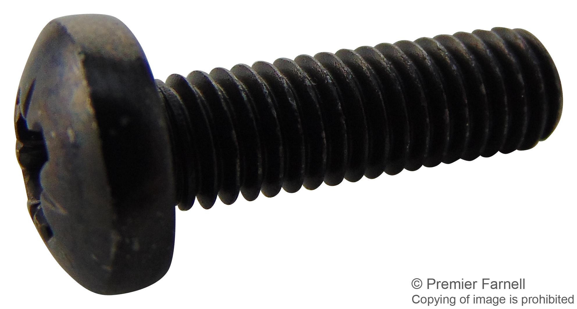 M516 PRSTMCB100- SCREW, POZI PAN, STEEL, BLK, M5X16,PK100 TR FASTENINGS