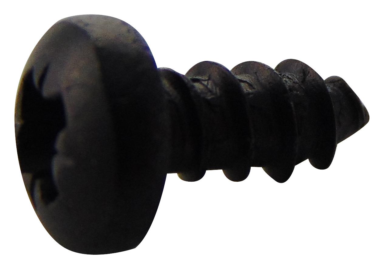 N40.250 PRSTABB100- SCREW, POZI PAN, STEEL, BLK, #4X1/4 TR FASTENINGS