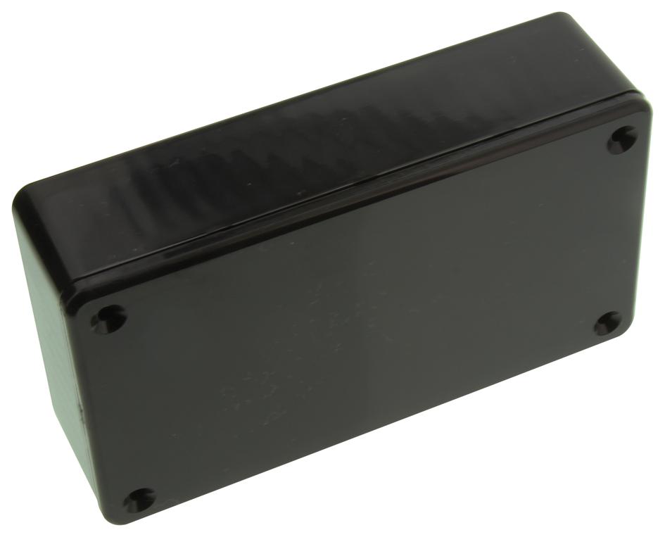 1591BSBK BOX, ABS, BLACK, 112X62X31MM HAMMOND