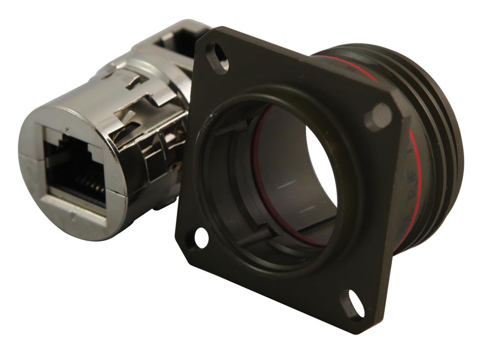 RJFTV2PEM1ZN ADAPTOR, RJ45 8P JACK- RJ45 8P JACK AMPHENOL SOCAPEX