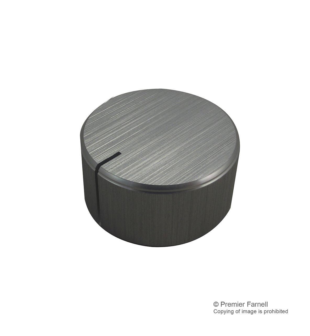 28H-2D-A KNOB, ALUMINIUM, 28MM MULTICOMP