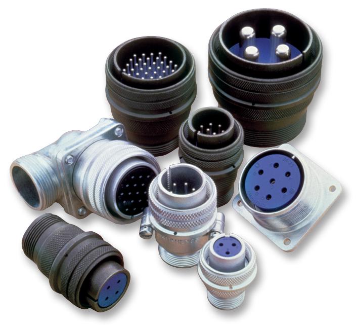 97-3101A22-23SY CONNECTOR, CIRCULAR, SIZE 22, 8WAY AMPHENOL