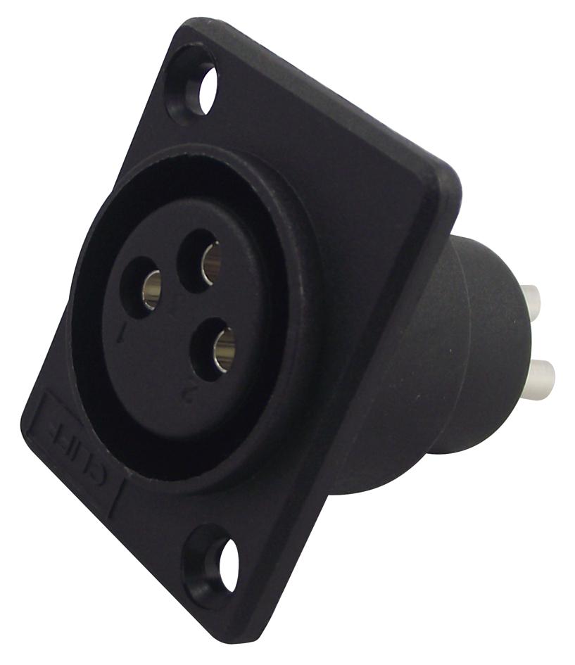 ACF SOCKET, XLR, PANEL, 3POLE CLIFF ELECTRONIC COMPONENTS