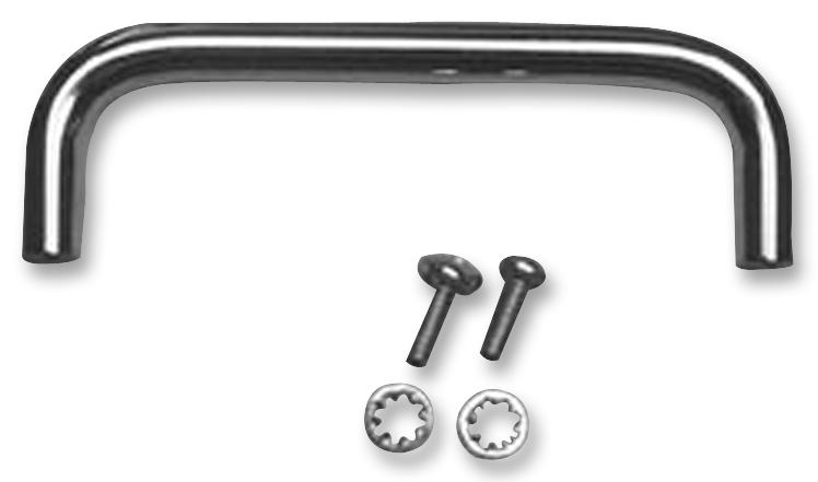 1427P1BK HANDLES, 3U, BLACK, PK2 HAMMOND