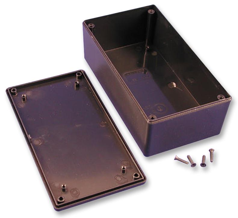 1591XXCSBK BOX, ABS, BLACK, 121X66X40MM HAMMOND