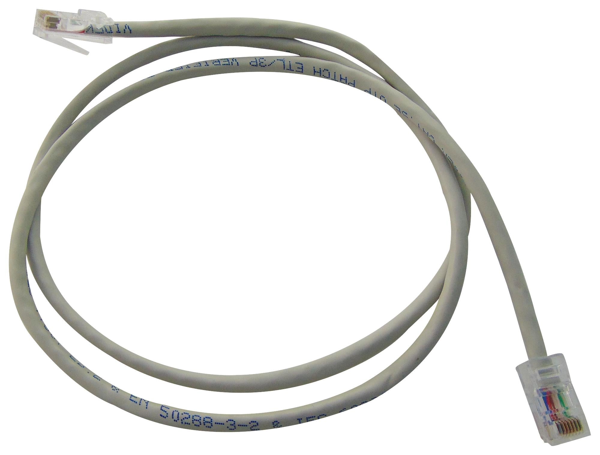 1965-1X PATCH LEAD, CAT 5E UTP, CROSS, 1M VIDEK