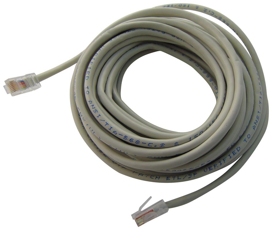 1965-10X PATCH LEAD, CAT 5E UTP, CROSS, 10M VIDEK