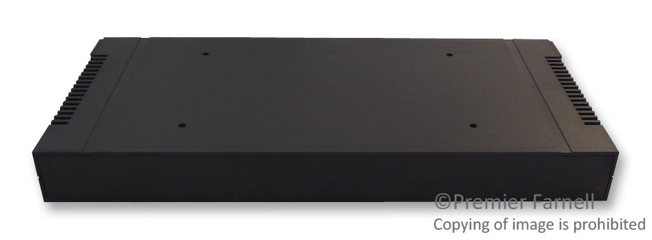 G17081UBK CASE, 19", ABS, 1U, BLACK MULTICOMP PRO